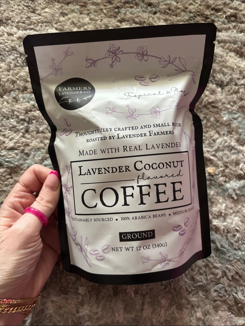 Farmers Lavender Co. Lavender Coconut Coffee